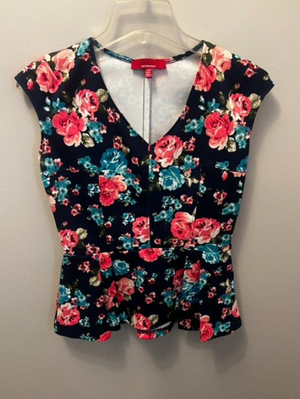 Women's Saks Fifth Avenue Blouse, Pink Floral, Size L, Sleeveless, Ex Cond!
